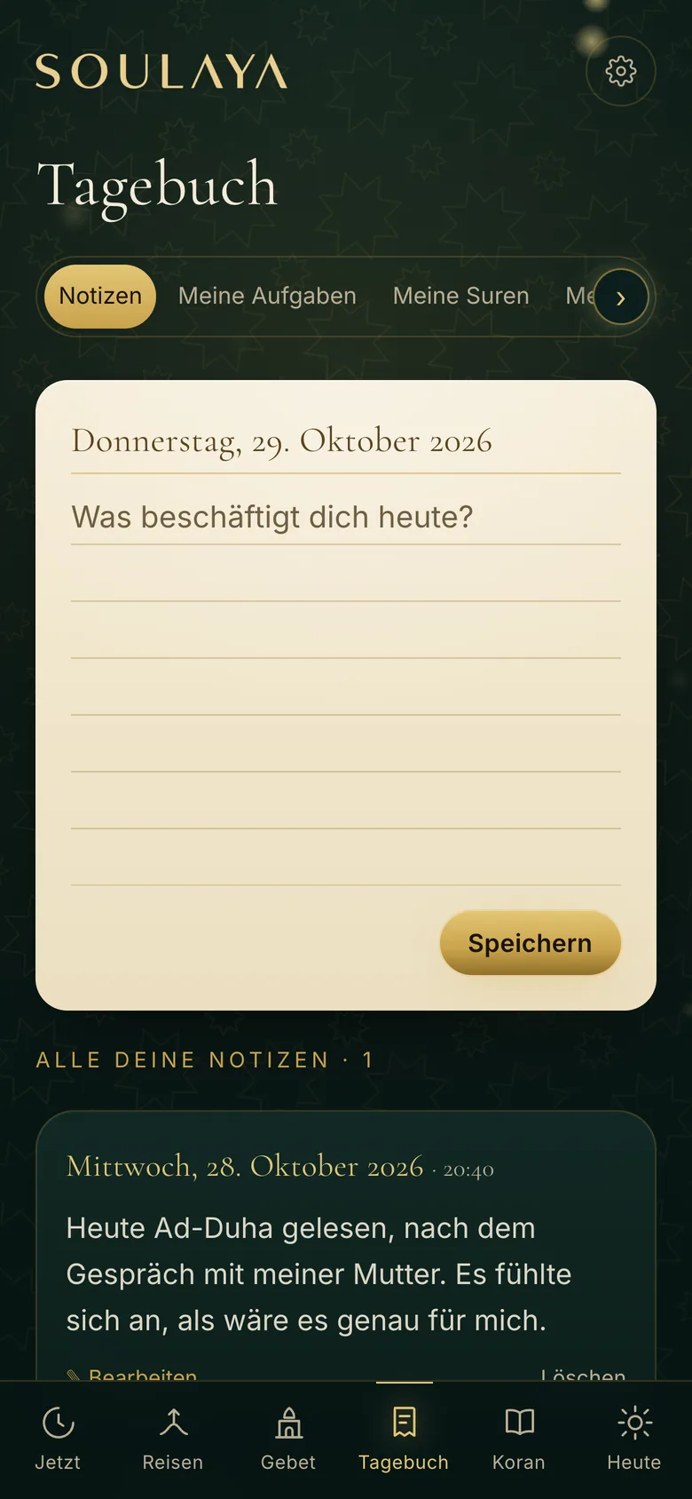 Halte fest, was dich bewegt