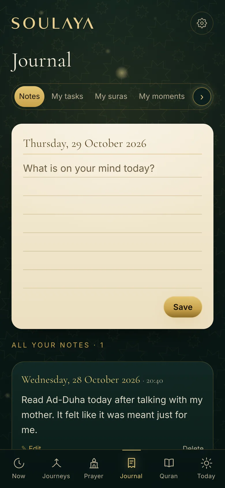 Keep track of what moves you
