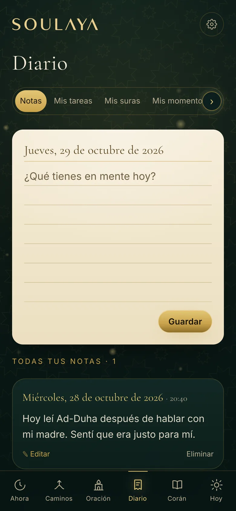 Guarda lo que te llega al corazón